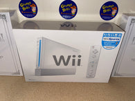 System - White - GameCube Compatible (RVL-001 USA) (Nintendo Wii) Pre-Owned w/ Game and Box (Matching Serial #) (STORE PICK-UP ONLY)