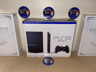 System (Slim Model - Black) w/ Official Controller + Hookups + Manual + Box (Sony Playstation 2) Pre-Owned/As Is (IN-STORE SALE AND PICKUP ONLY)