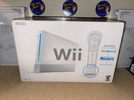 System - White - GameCube Compatible (RVL-001 USA) (Nintendo Wii) Pre-Owned w/ Games + Box (Matching Serial #) (STORE PICK-UP ONLY)