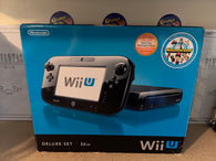 System - Black 32GB (Nintendo Wii U) Pre-Owned w/ "Deluxe Set" Box + Game (Matching Serial #) (STORE PICK-UP ONLY)