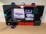 System - Original Model (Super Nintendo) Pre-Owned: System, Super Mario World Game w/ Manual, 2 Controllers, AC Adapter, AV + RFU Cord, Manuals, Inserts, Styrofoam, and Box (IN-STORE SALE AND PICKUP ONLY)