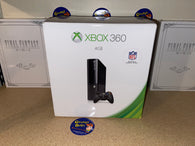 System - 4GB E - Black (Xbox 360) Pre-Owned:  System, Controller, HDMI Cable, Power Supply, Inserts, and NFL Edition Box (Matching Serial#) (IN-STORE SALE AND PICKUP ONLY)