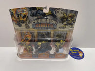 Skylanders Giants - Legendary 3 Pack: Ignitor / Slam Bam / Jet-Vac (Toys R Us Exclusive) (Activision) Figures and Box*