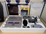 System - Original Model (Super Nintendo) Pre-Owned: System, Super Mario World Game w/ Manual, 2 Controllers, AC Adapter, AV + RFU Cord, Manuals, Inserts, Styrofoam, and Box (IN-STORE SALE AND PICKUP ONLY)