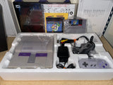 System - Original Model (Super Nintendo) Pre-Owned: System, Super Mario World Game w/ Manual, 2 Controllers, AC Adapter, AV + RFU Cord, Manuals, Inserts, Styrofoam, and Box (IN-STORE SALE AND PICKUP ONLY)