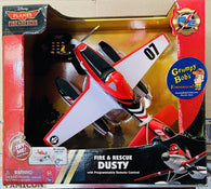 Disney Planes Fire & Rescue: DUSTY - Pontoon Airplane With Programmable Remote Control (00293) (Thinkway Toys) New in Box (Pictured)