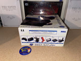 System System (Black - Model 2 / MK-8000A) (Sega Saturn) Pre-Owned: System, Official Controller (MK-80116), AV Cable, Power Cord, Manual, and Box