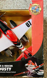 Disney Planes Fire & Rescue: DUSTY - Pontoon Airplane With Programmable Remote Control (00293) (Thinkway Toys) New in Box (Pictured)