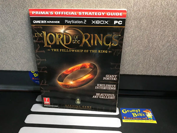 The Lord of the Rings: The Fellowship of the Ring (Official Strategy Guide) (Prima Games) Pre-Owned (No Poster) (As Pictured)