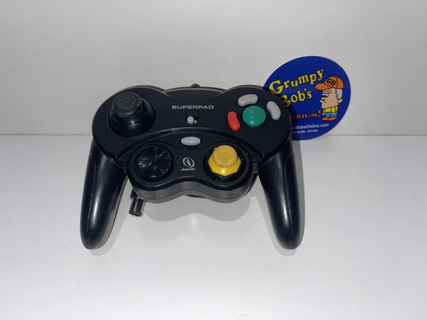 Wired Controller - Superpad - Interact - Black (Nintendo GameCube) Pre-Owned