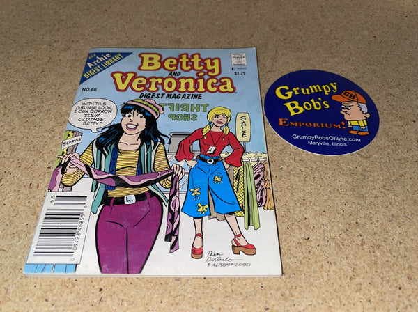 Betty and Veronica Digest Magazine #66 (The Archie Digest Library) (Paperback) Pre-Owned