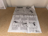 “Side Kick Pistol” Instructions Insert (Entertech) (LJN Toys) (Water Gun Electronic) Pre-Owned