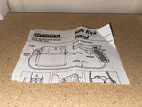 “Side Kick Pistol” Instructions Insert (Entertech) (LJN Toys) (Water Gun Electronic) Pre-Owned