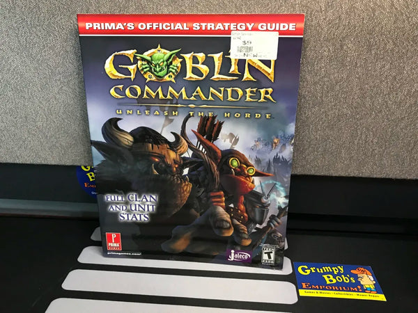Goblin Commander: Unleash the Horde (Official Strategy Guide) (Prima Games) Pre-Owned (As Pictured)