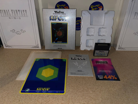 Rip Off (Vectrex Arcade System) Pre-Owned: Game, Manual, Screen Overlay w/ Slipcover, Tray Insert, EGM Insert, Box, and Box Protector