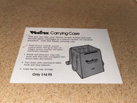 Carrying Case / Custom Designed Accessories Advertisement (Vectrex Arcade System) Pre-Owned: Insert ONLY