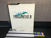Final Fantasy III (Official Strategy Guide) (BradyGames) Pre-Owned (As Pictured)