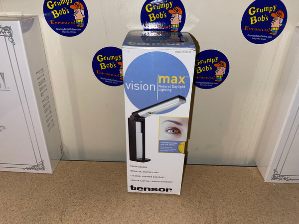 Vision Max - Natural Daylight Lighting - Folding Black Lamp (Model FS124-99) (Tensor) New in Box