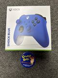 Wireless Controller - Official Microsoft - Shock Blue (Xbox One Series X/S) Pre-Owned w/ Box and Batteries