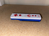 Wireless Controller w/ MotionPlus - Official - White Red Blue - Toad Edition (Nintendo Wii) Pre-Owned*