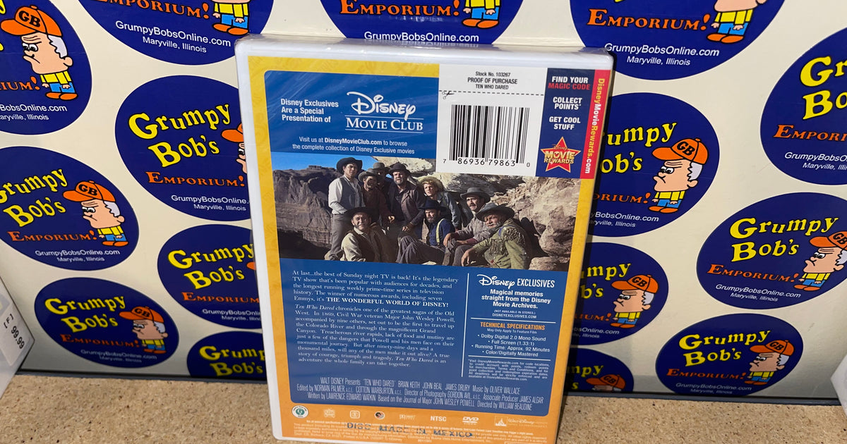 Ten Who Dared (Disney Movie Club Exclusive) (DVD) NEW – Grumpy Bob’s ...