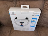 Mario Kart 8 Racing Wheel - White (PowerA) (Nintendo Wii) Pre-Owned w/ Box (No Game) (Pictured)