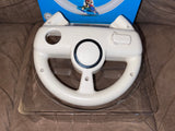 Mario Kart 8 Racing Wheel - White (PowerA) (Nintendo Wii) Pre-Owned w/ Box (No Game) (Pictured)