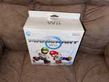 Official Mario Kart Wii Wheel - White (Nintendo Wii) Pre-Owned w/ Box (No Game) (Pictured)