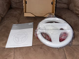 Official Mario Kart Wii Wheel - White (Nintendo Wii) Pre-Owned w/ Box (No Game) (Pictured)
