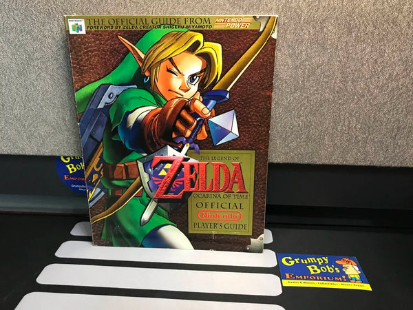 The Legend of Zelda: Ocarina of Time (Official Player's Guide) (Nintendo Power) Pre-Owned w/ Foldout Map (As Pictured)