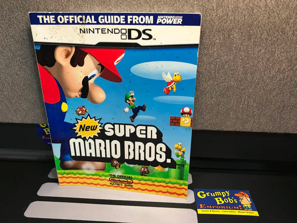 New Super Mario Bros. (Official Player's Guide) (Nintendo Power) Pre-Owned (Dirty Cover) (As Pictured)