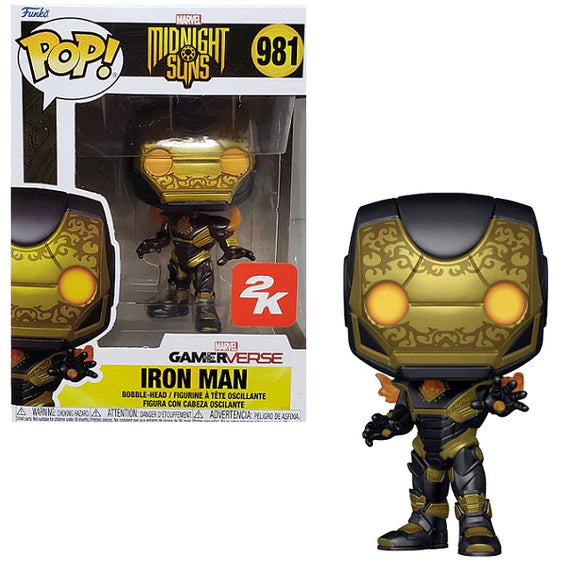 POP! Marvel Gamerverse #981: Midnight Suns - Iron Man (2K) (Funko POP!) Figure and Box w/ Protector