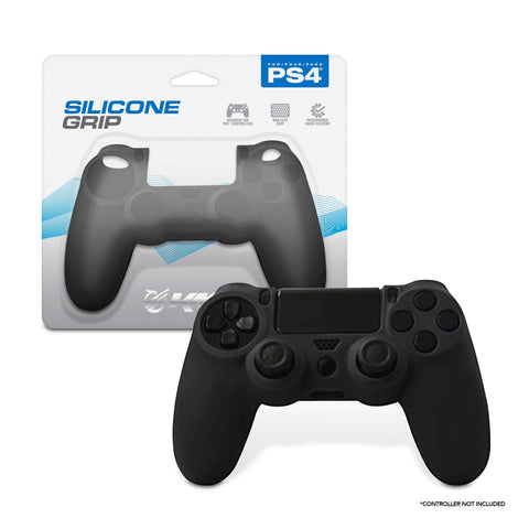 Silicone Grip for PS4 Controller - Black (KMD) (PlayStation 4) NEW