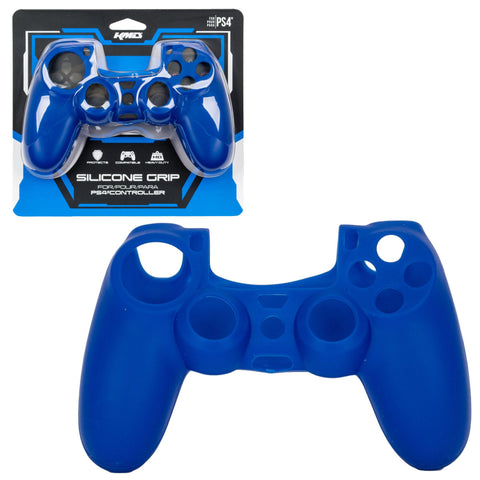 Silicone Grip for PS4 Controller - Blue (KMD) (PlayStation 4) NEW