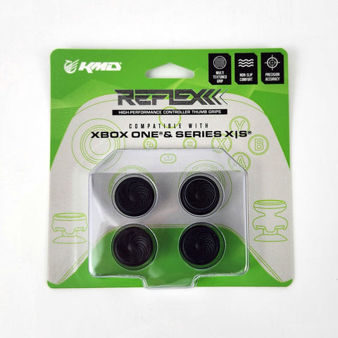 Reflex Controller Thumb Grips - Black (4 Pack) KMD (Xbox One/S/X) NEW