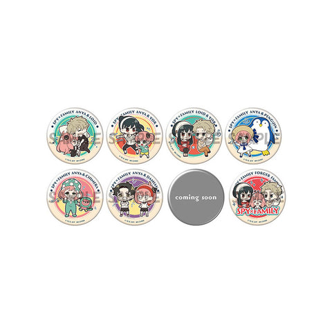 Spy x Family Metal Badge Collection - Set of 8 (Mega House) NEW