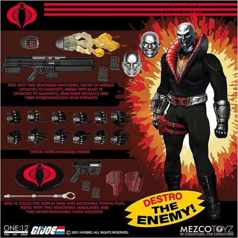 G.I. Joe Destro One:12 Collective Figure - 6.75" (Mezco Toyz) NEW