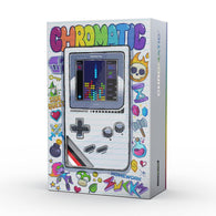 System - Grey - GameStop Exclusive (Handheld Game Console) (Chromatic 1st Edition) (ModRetro) Pre-Owned: System, Tetris Cartridge, Batteries*, and Box