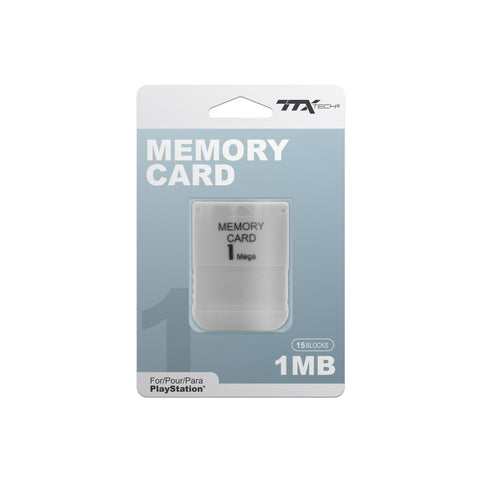 1MB Memory Card - TTX Tech (Playstation 1) NEW
