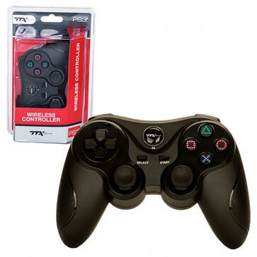 Wireless Controller - Black (TTX Tech) (PlayStation 3) NEW