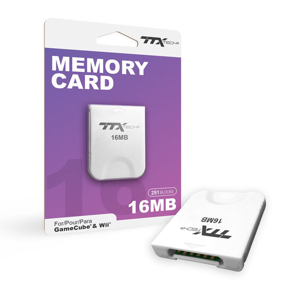 16MB Memory Card for GameCube and Wii (TTX Tech) NEW