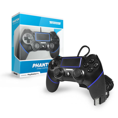 Wired Controller - Phantom - Black [Teknogame] (Playstation 4) NEW