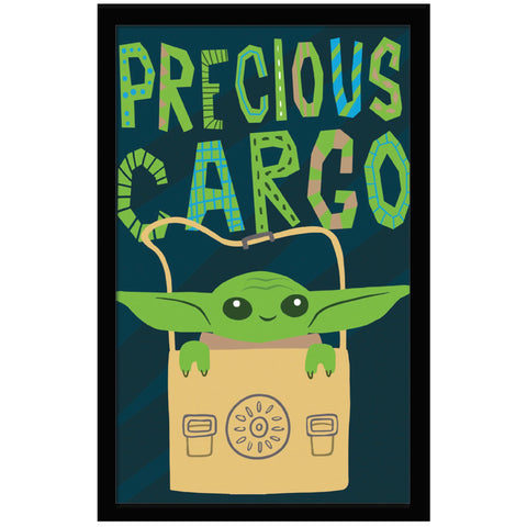 The Mandalorian Precious Cargo Gel Coat Framed Poster - 11" x 17" (Pyramid America) NEW