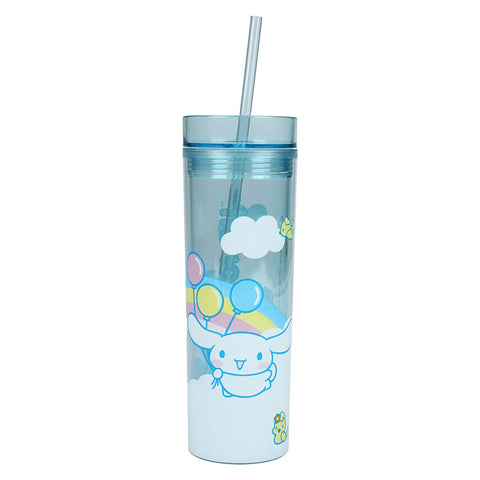 Cinnamoroll Slim Acrylic Travel Cup - 16oz (Bioworld) NEW