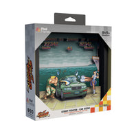Street Fighter II: Car Scene - 9"x9" Shadow Box Art (Pixel Frames) (Capcom ) NEW