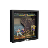 Street Fighter Alpha 2: A Dramatic Battle - 9"x9" Shadow Box Art (Pixel Frames) (Capcom ) NEW
