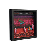 Battletoads: Turbo Tunnel  - 9"x9" Shadow Box Art (Pixel Frames) (Rare Ltd.) NEW
