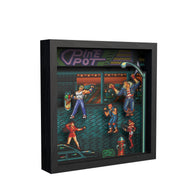 Streets of Rage  - 9"x9" Shadow Box Art (Pixel Frames) (Sega) NEW