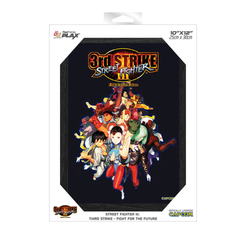 Street Fighter III: 3rd Strike - Fight for the Future - Framed Lenticular Poster 10"x 12" (PLAX) (Capcom) NEW