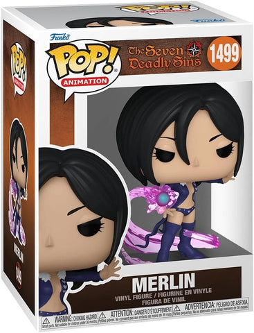 POP! Animation #1499: The Seven Deadly Sins - Merlin (Funko POP!) Figure and Box w/ Protector